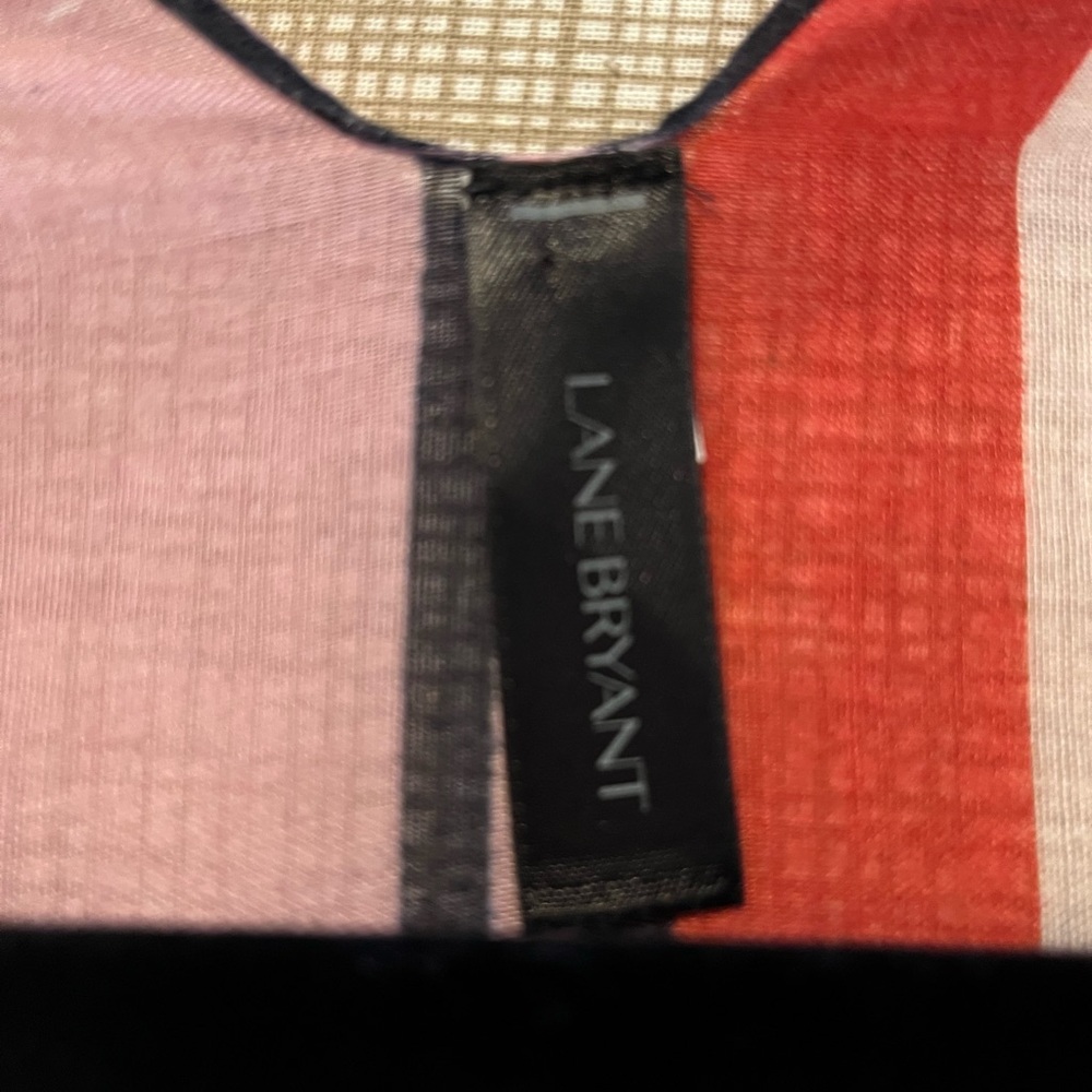 Lane Bryant Women’s Colorful Striped Cover-Up - Picture 8 of 9